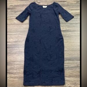 Fuzzi Laser Cut Midi Dress Womens Sz S